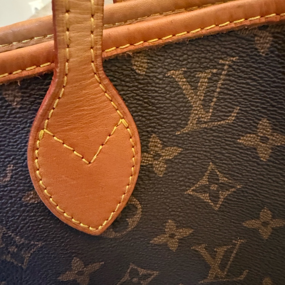 Brown and Tan Monogram Tote - Picture 14 of 15